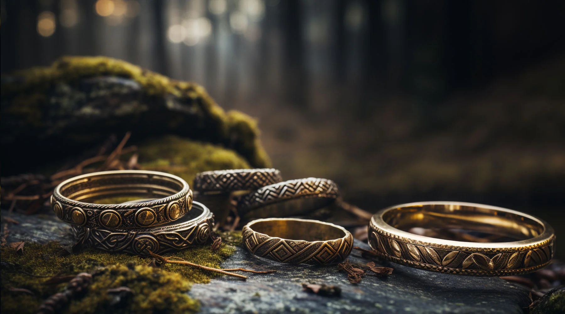 Leather Viking bracelet